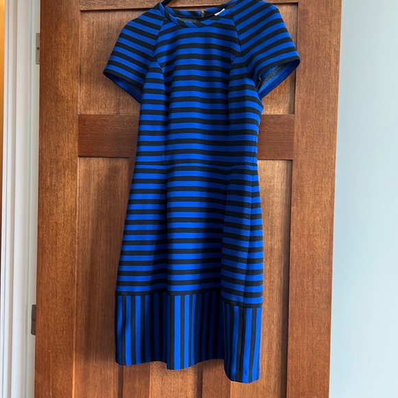 Banana Republic Striped Body Con Dress 8 - Picture 1 of 4